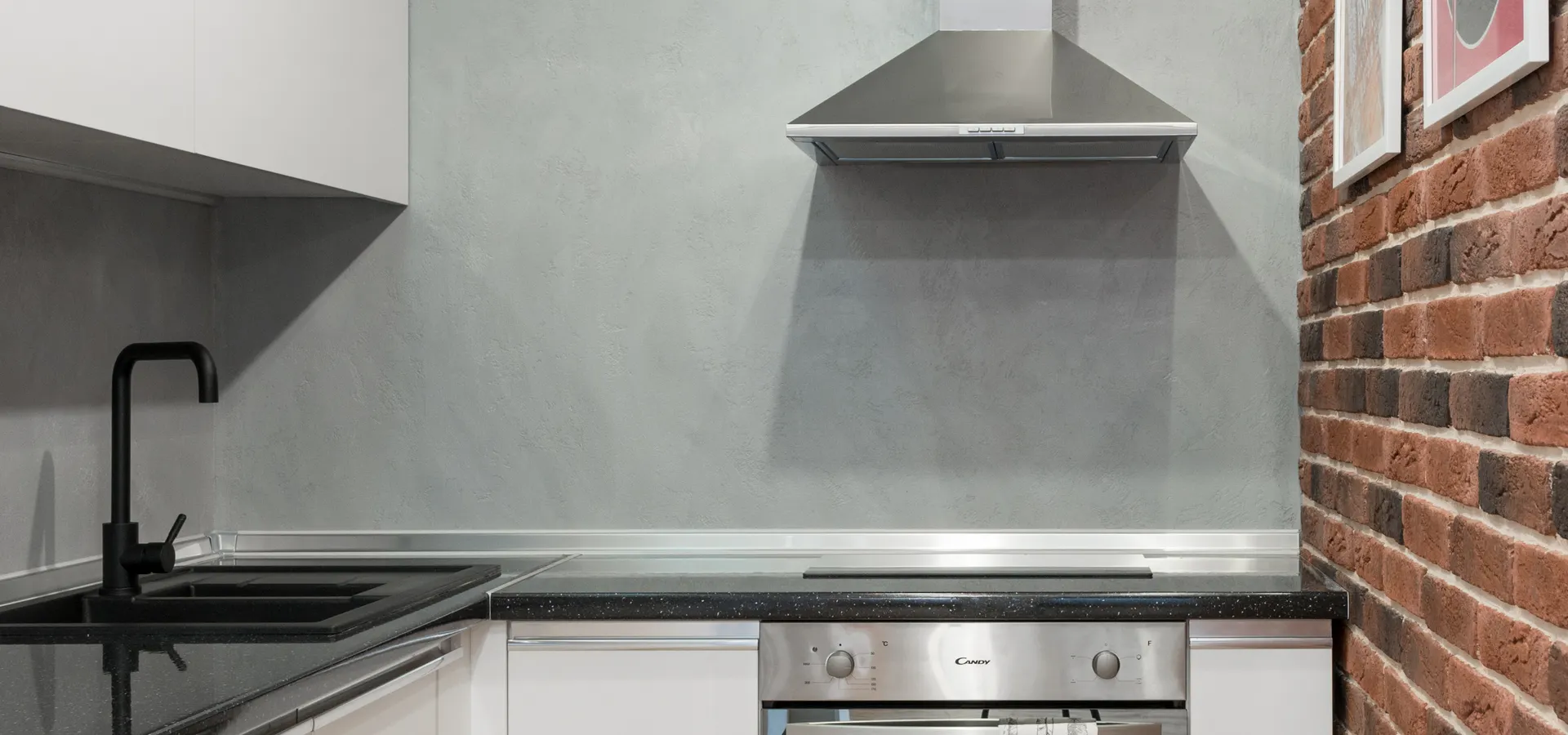 Commercial kitchen with stainless steel hood and exhaust system in Millville NJ